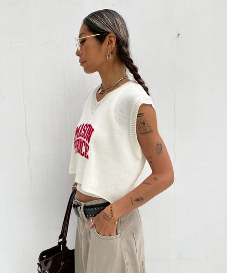 box knit tank「MASON」#256164