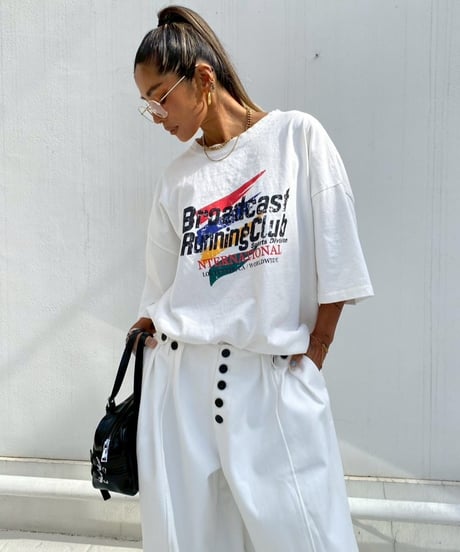 oversized T「running club」#203259