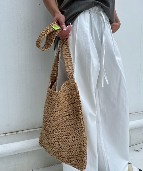 2way shoulder bag「straw」#11