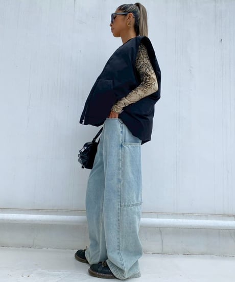冬物非公開padded vest「puff」#6712510