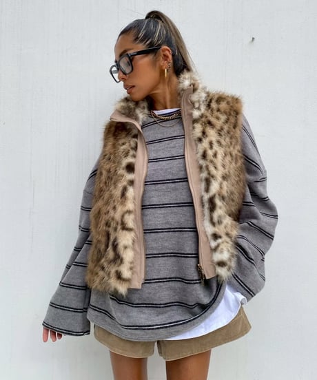 oversized knit「soft borders」#61798510