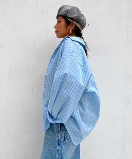 check shirt「bubble gum」#86165601