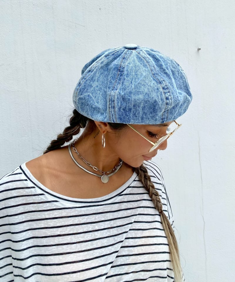 denim beret「wash」#2601-1/3 | tablethotel-sūdo