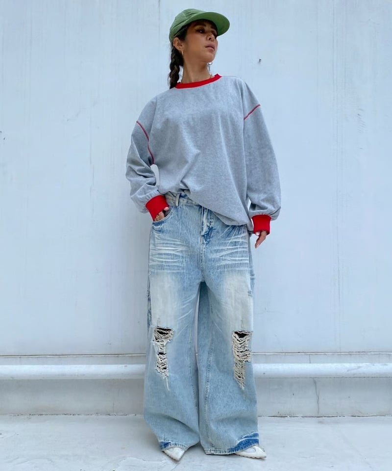 baggy denim「full damage」#56225601 | tablethotel