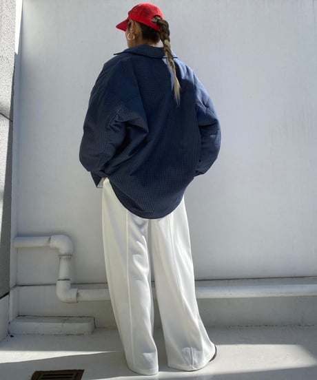 puffer shirt「gingham」#97125