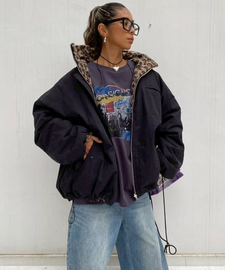2way coat「leo sheep」#6065511（リバーシブル）
