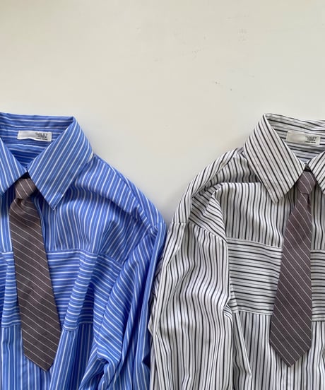 stripe shirt「with tie」#3675512