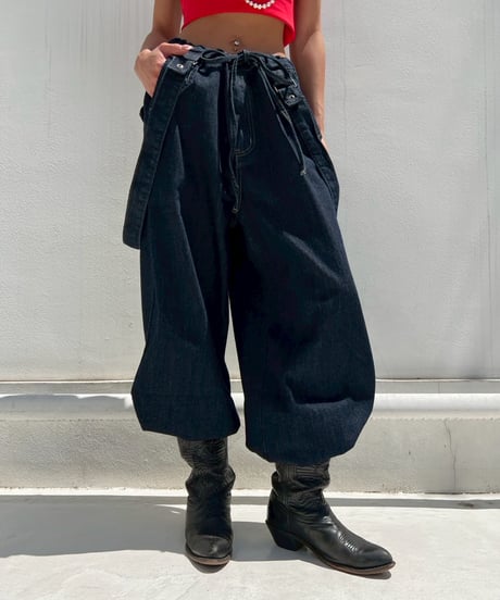 2way denim salopette 「thick」#87711