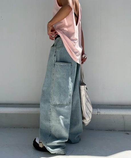 denim tapered pt「pocket」#68053