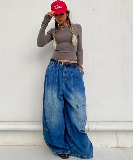 oversized pt「color barrel」#68758（ベルト付き）