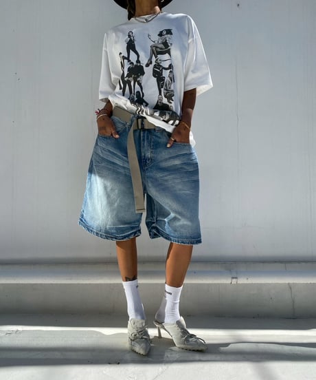 denim half pt「wrinkles」#68823163