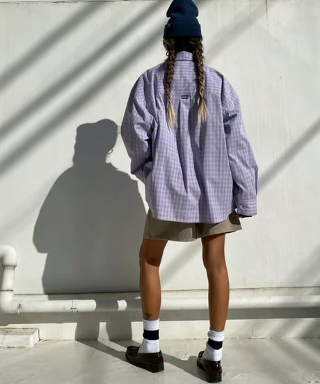 check shirt「bubble gum」#86165601