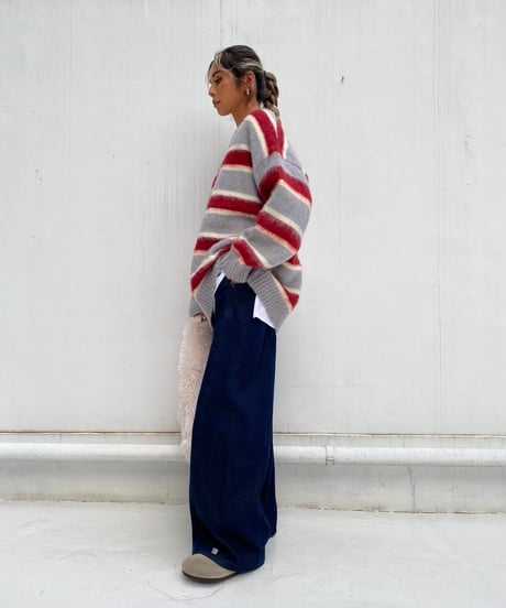 wide straight pt「draping」#0769 (裏起毛)