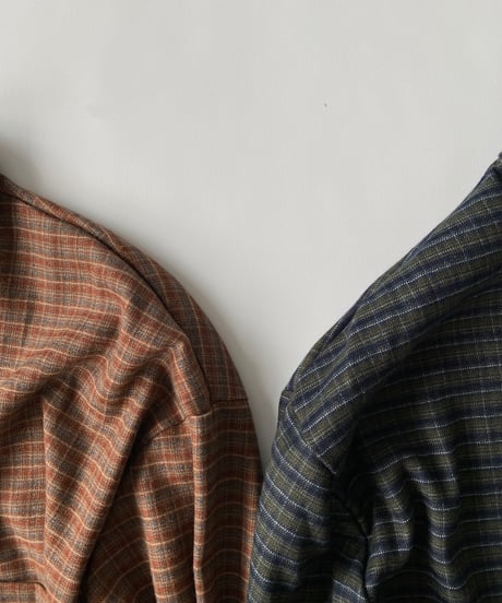checker shirt「big round」#7942758