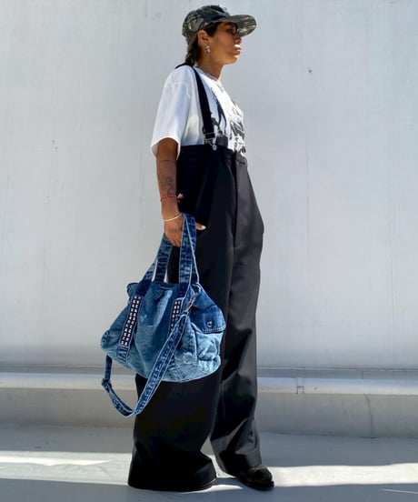 2way denim bag「studs」#1063