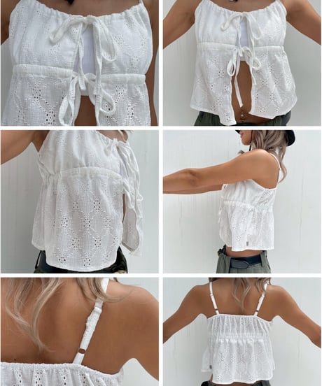 ribbon cami「tie」#6329
