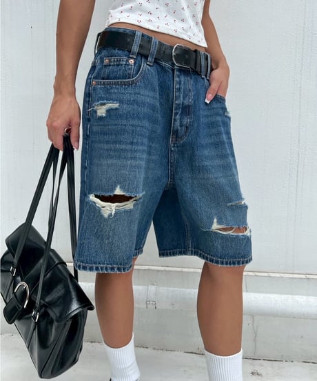 denim half pt「rip n wash」#66596