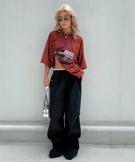 knee tack jogger pt「W stripe」#013