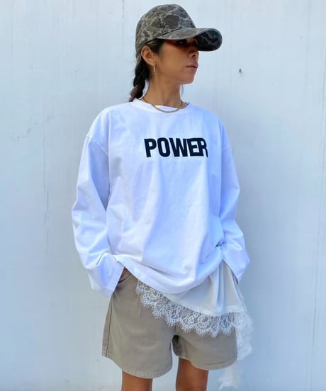 【¥6,600→¥6,000】longT「power」#86122601