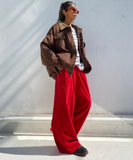 wide leg pt「corduroy」#6878