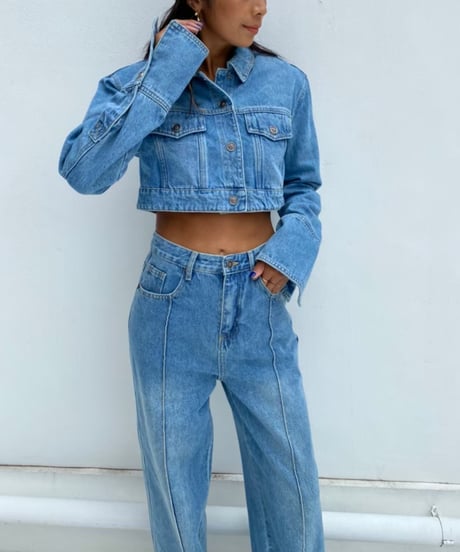 denim set up「spring」#8801