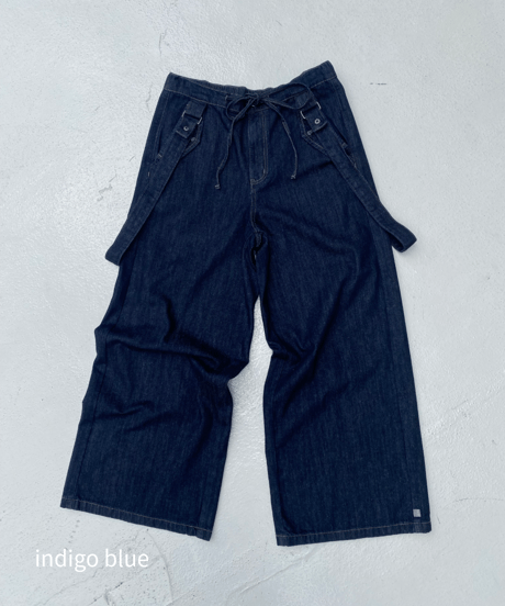 2way denim salopette 「thick」#87711