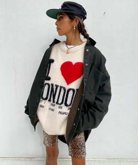 knit pull over「LONDON」#208359
