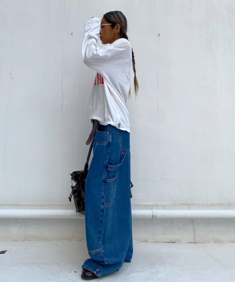 denim pt「3D curve」#8662959(ベルト付き)