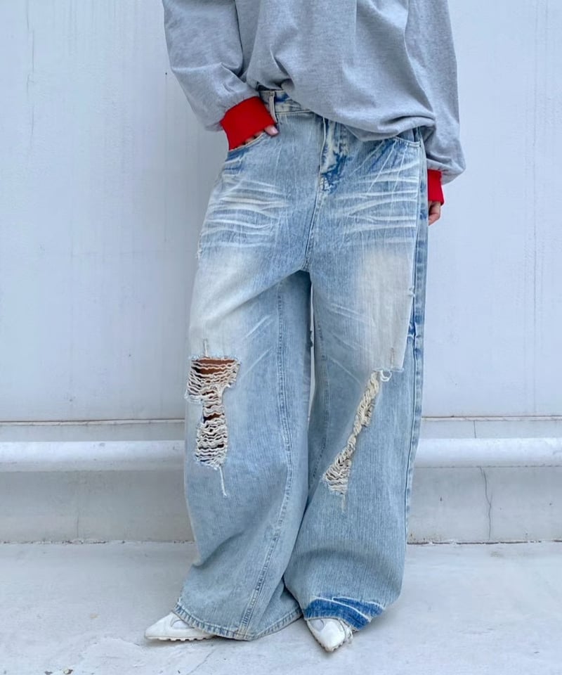 baggy denim「full damage」#56225601 | tablethotel
