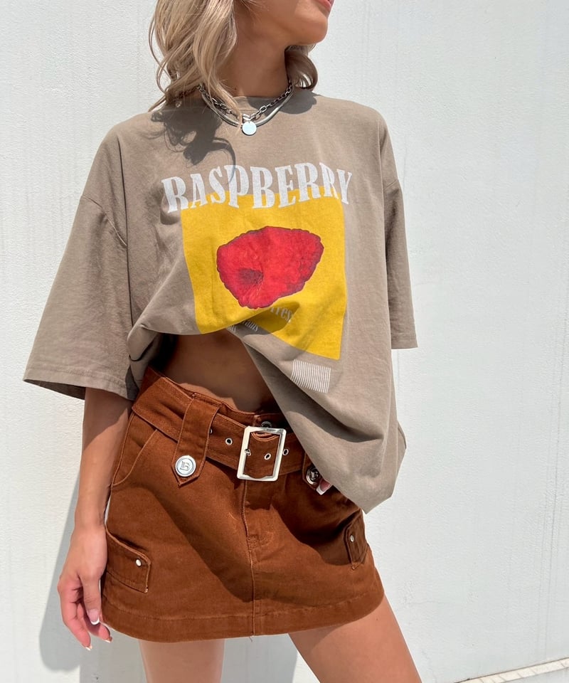 printed big T「raspberry」#9576 | tablethotel-sūdo