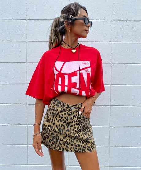 wide tee「DEN」#8386