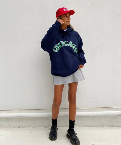 wide hoodie「CHICAGO」#75019