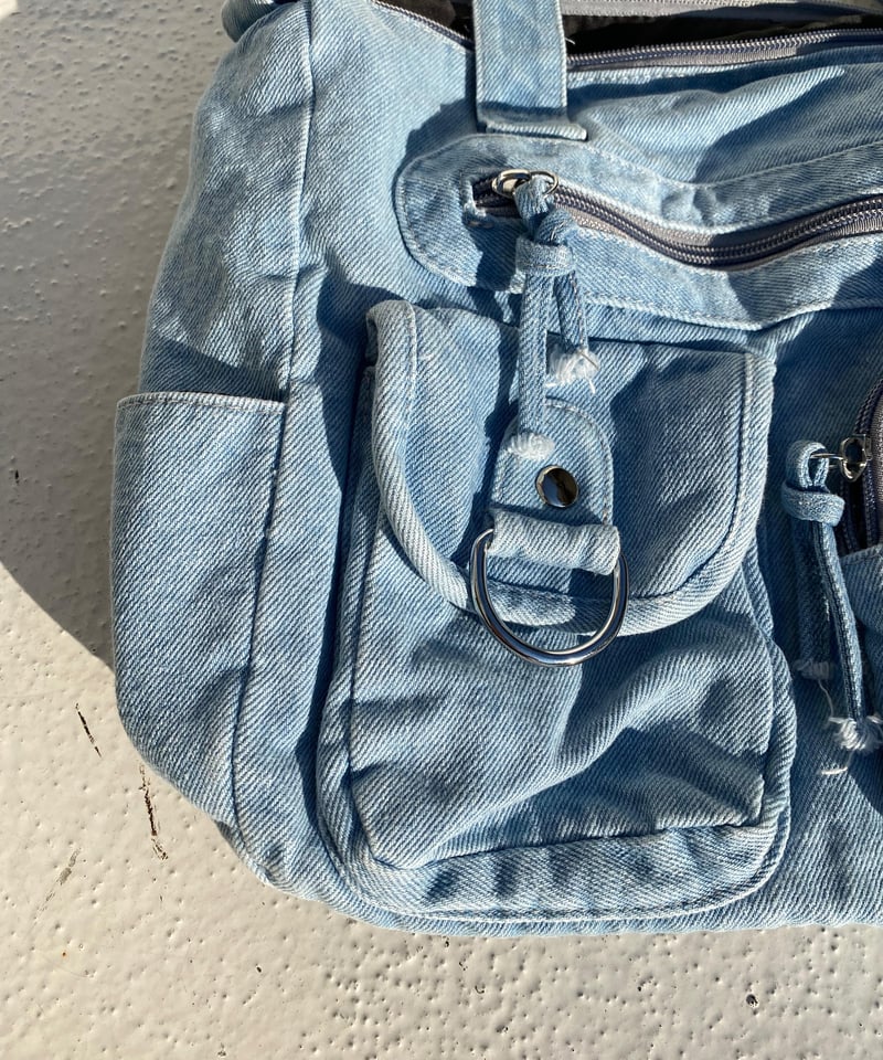 2way denim bag「pockets」#8020512【1/13以降発送】 | tab