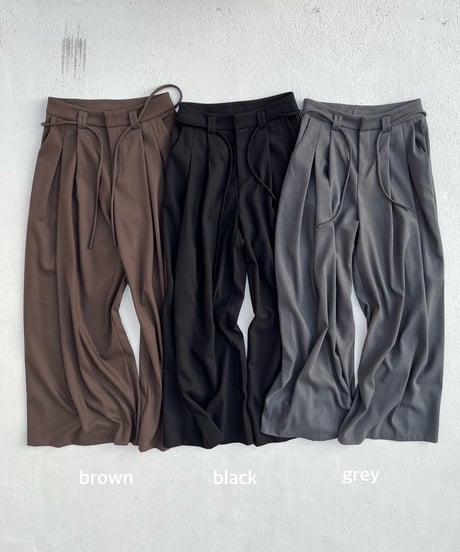 rope tuckedwide pt「plicate details」#88177