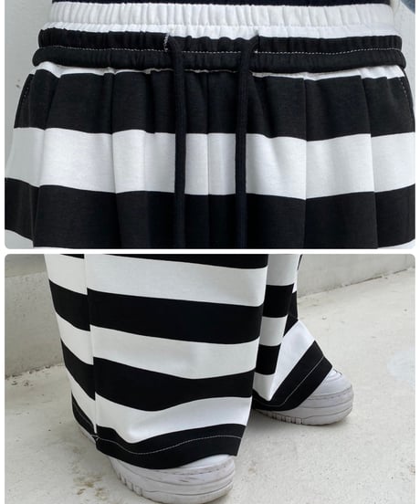【¥7,300→¥5,800】border wide pt「flare」#6660