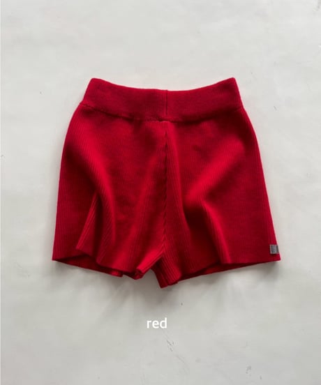 rib shorts「stretch knit」#8805512