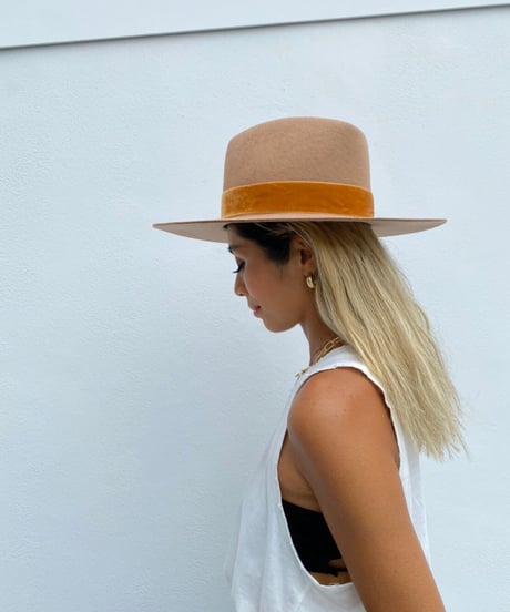 Lack of color"Benson Tri - Brown "hat