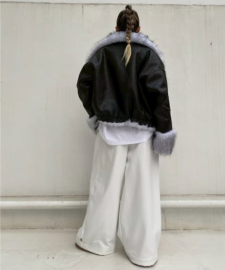 2way coat「fur leather」#251063511（リバーシブル）