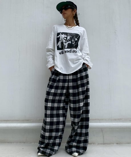 wide tuck pt「colorful check」#25810510