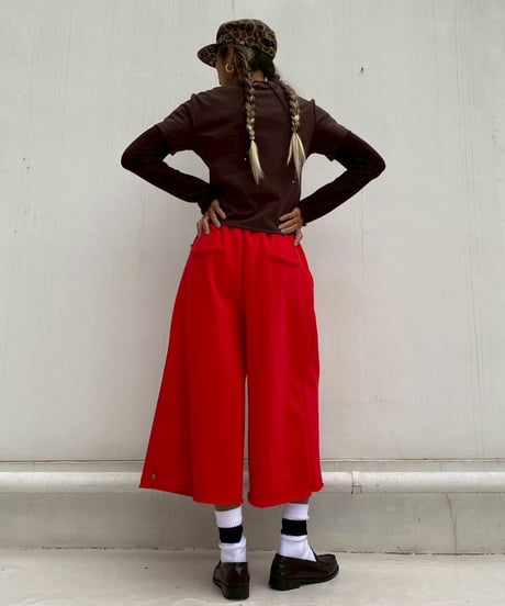 half sw pt「long shorts」#3048510(裏起毛／ベルト付き)