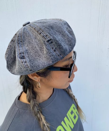 denim beret「wash」#2601-1/3