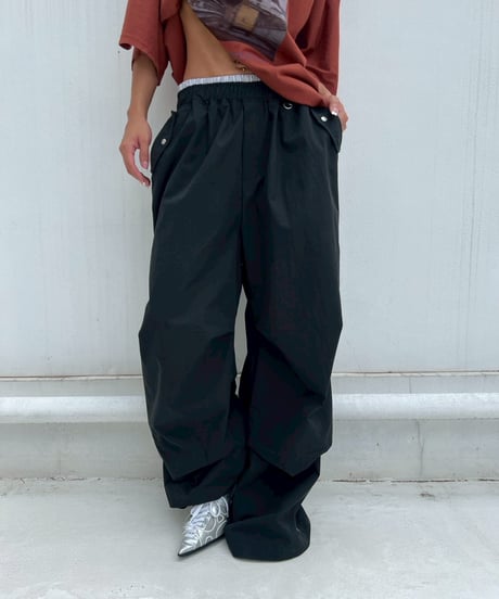 knee tack jogger pt「W stripe」#013