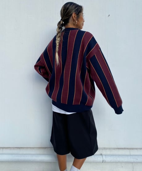 stripe knit「soccer」#66357