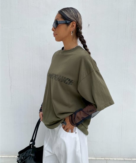 oversized T「glitter」#6969