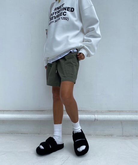 w belts sandal「comfort fur」#119-1