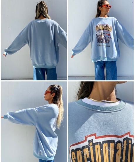 wide sw shirt「car graphic」#6251(裏起毛)