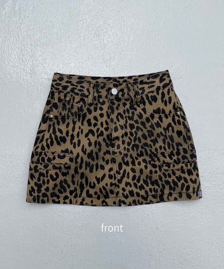 leopard mini sk「growl」(ベルト付)#50118