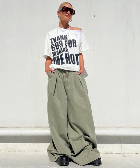 logo tee「oneshoul」#25465
