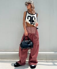 pigment overall「washed」#8209