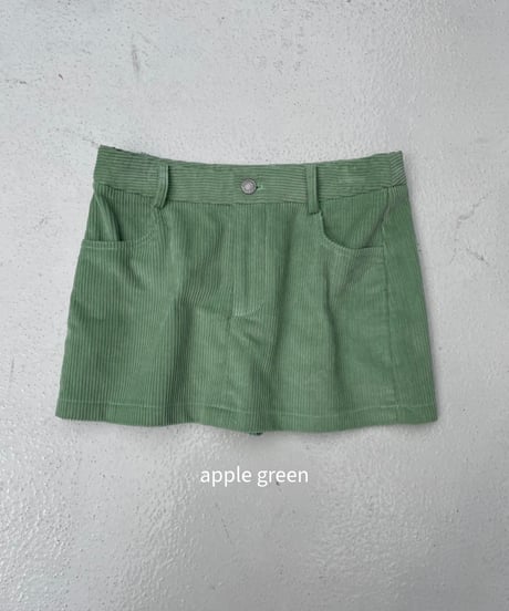 【¥7,900→¥2,480】corduroy sk「shortest」#2551